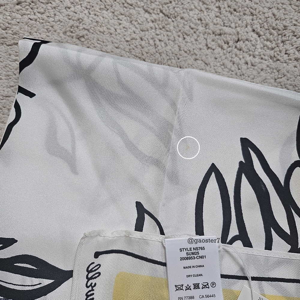 Madewell Medium Silk Bandana - Picture 7 of 7